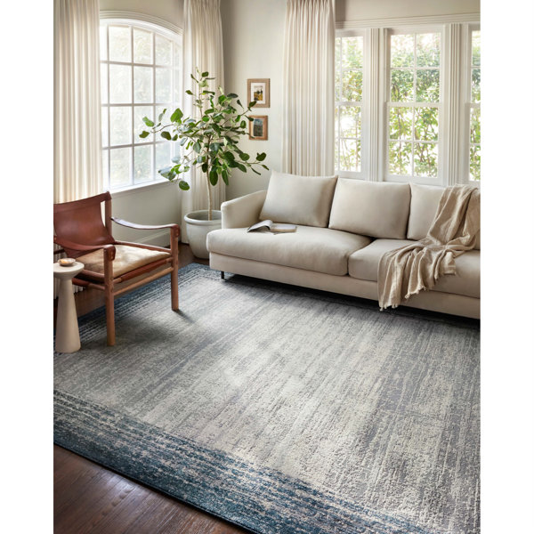 Gracie Oaks Esenler Navy/Gray Rug & Reviews Wayfair